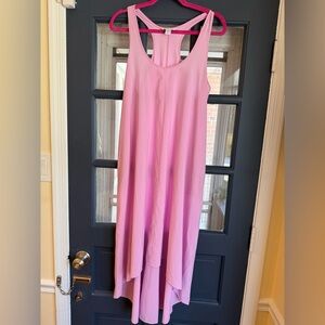 Athleta Light Pink High Low Presidio Traveler Dress M/P